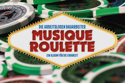 Die Arbeitslosen Bauarbeiter mit "Musique Roulette" - Das neue Album "Musique Roulette" von "Die Arbeitslosen Bauarbeiter".
