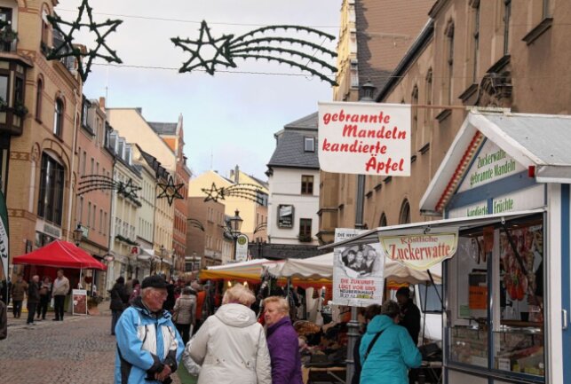 Die größten Weihnachtsmärkte im Vogtland 2022 - Der Reichenbacher Weihnachtsmarkt findet am 4. Adventswochenende 2022 statt. Foto: Simone Zeh / Archiv