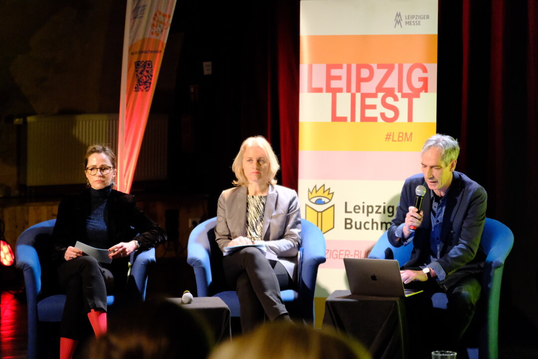 Die Leipziger Buchmesse startet am 21. März - Auf der Pressekonferenz zur anstehenden Leipziger Buchmesse wurde über das Event informiert. Foto: Christian Grube