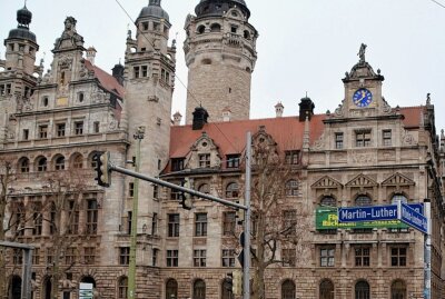 Die Messestadt will "Hauptstadt des fairen Handels" werden - Symbolbild Leipziger Rathaus. Archivfoto: Anke Brod