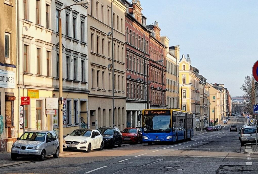 Die Nächste, bitte: Lange Straßensperrung in Chemnitz geplant - Lange Sperrung in Chemnitz geplant. Foto: Harry Härtel