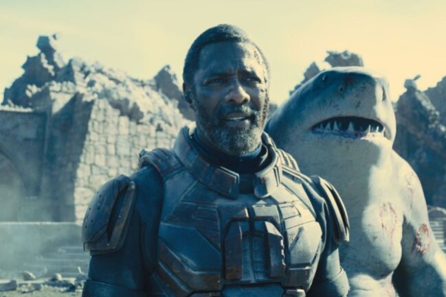 Der Söldner Bloodsport (Idris Elba) und der humanoide Hai King Shark gehen ein Himmelfahrtskommando an.