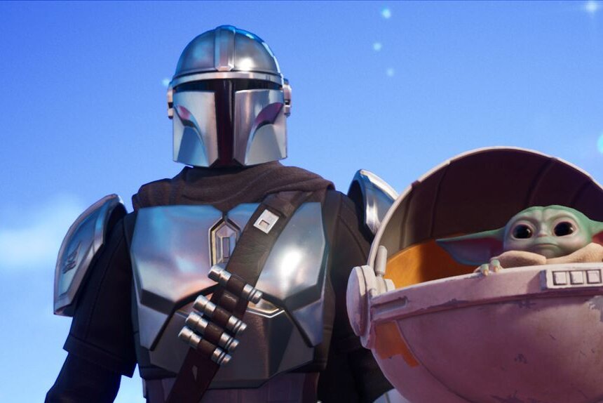 Disney will 1,5 Milliarden US-Dollar in Epic Games investieren - und einen Freizeitpark in "Fortnite" bauen - Bereits in Saison 5 von "Fortnite" waren "Star Wars"-Figuren integriert. Nun plant Disney sein eigenes Uni- oder Metaversum innerhalb von "Fortnite".