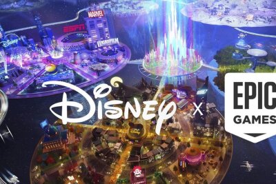 Disney will 1,5 Milliarden US-Dollar in Epic Games investieren - und einen Freizeitpark in "Fortnite" bauen - Disneys Metaverse-Vorstellung innerhalb von "Fortnite".