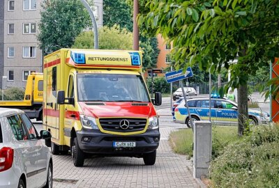 Drei Verletzte bei Unfall auf der Leipziger Straße - Kreuzungscrash in Chemnitz. Foto: Harry Härtel
