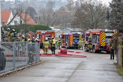Dresden: Brand in Oberschule Cossebaude - In der Oberschule Cossebaude kam es zu einem Brand. Foto: Roland Halkasch
