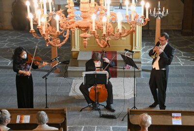 Dresdner Bach-Solisten waren im Klösterlein zu hören - Die Dresdner Bach-Solisten haben im Klösterlein Zelle in Aue ein Konzert gegeben. Foto: Ramona Schwabe