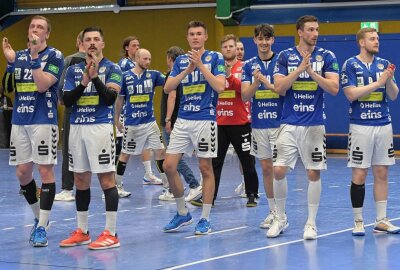 EHV Aue braucht einen Sieg - Die Handballer des EHV Aue haben heute ein entscheidendes Spiel gegen den TSV Bayer Dormagen. Foto: Ralf Wendland