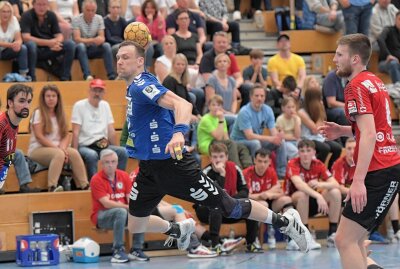 EHV Aue bringt zwei Punkte aus Braunschweig mit - Der EHV Aue - am Ball Kevin Roch - hat auswärts in Brauchschweig gewonnen. Foto: Ralf Wendland