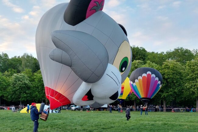 Auch Tierballons wurden vorgeführt.