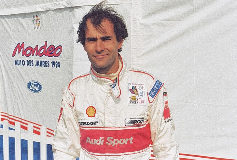 Emanuele Pirro schnupperte 1994 erstmals in den deutschen Tourenwagen Cup, 1996 siegte er auf dem Sachsenring. Foto: Thorsten Horn/Archiv