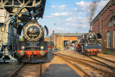 Eisenbahnmuseum Hilbersdorf bereitet seine Dampftage vor - Die Dampflokomotive 50 3648-8. Foto: Johnny Ullmann