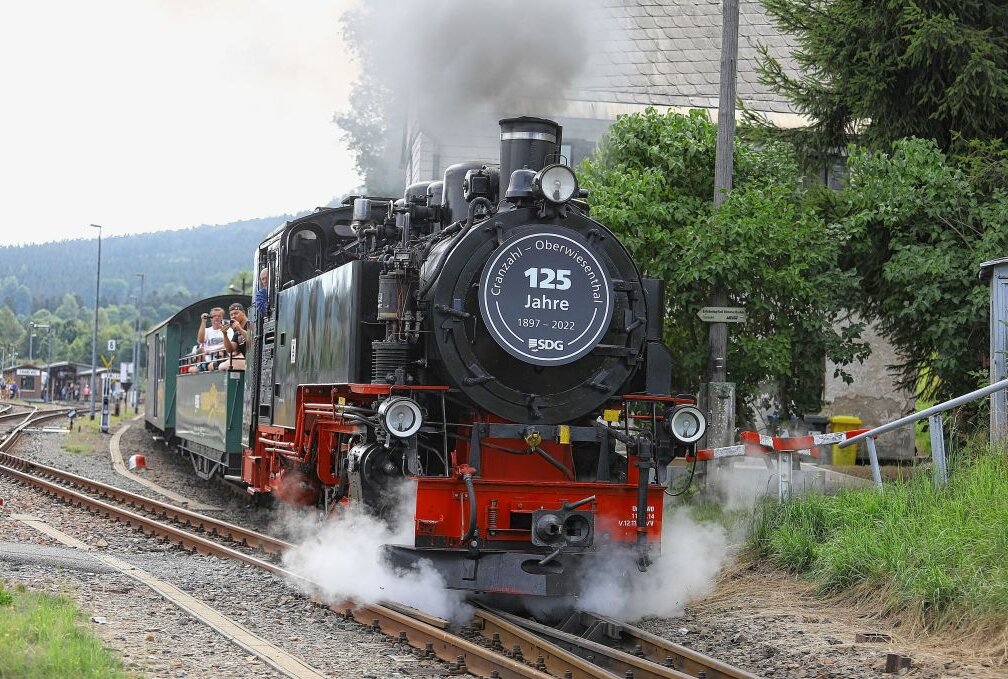 Eisenbahn- und Familienfest erhielt viel Zuspruch Foto: Thomas Fritzsch/PhotoERZ
