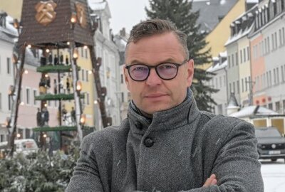 Entgegen der Tradition: Schneeberger verzichten aufs Turmblasen - Ingo Seifert, Bürgermeister der Stadt Schneeberg.Foto: Ralf Wendland