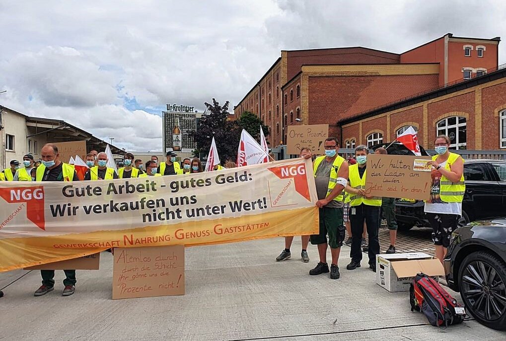 Erfolgreiche Streiks: Mehr Geld für Brauer in Sachsen und Thüringen. Foto: LBZ Ost
