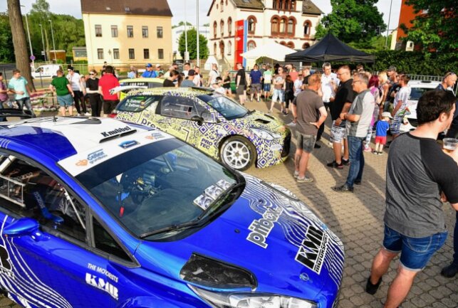 Das Warm up zur diesjährigen AvD-Sachsen-Rallye wurde echt gut angenommen. Foto: Thorsten Horn