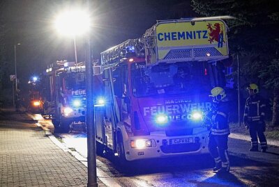 Erneuter Kellerbrand in Ebersdorf: Brandursache steht fest - Kellerbrand in Chemnitz. Foto: Harry Härtel