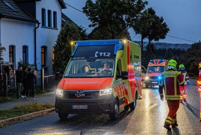 Erneuter Unfall auf Oelsnitzer Straße: Fahrer wird Vorfahrt genommen und kollidiert mit Baum - Auf der Oelsnitzer Straße in Neustadt kam erneut zu einem Unfall. Foto: David Rötzschke