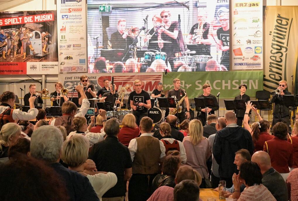 Nach 2019 gibt es jetzt erstmalig wieder ein Blasmusik-Festival in Bad Schlema. Foto: Ralf Wendland
