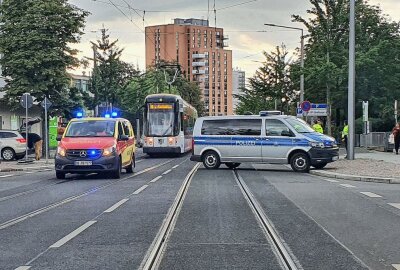 Fahrerflucht in Dresden: Fußgänger schwer verletzt - In Dresden kam es am Samstag zu einem Unfall mit Fahrerflucht. Foto: Roland Halkasch