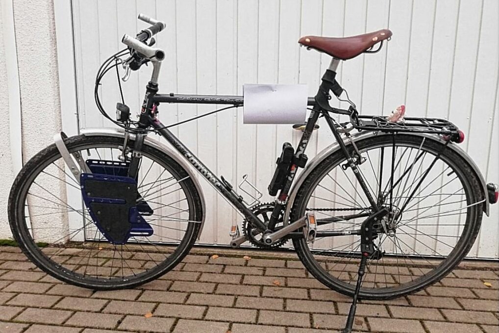 Fahrrad gefunden am Zschoner Berg: Fahrer gesucht - Gefundes Fahrrad. Foto: Polizeidirektion Dresden