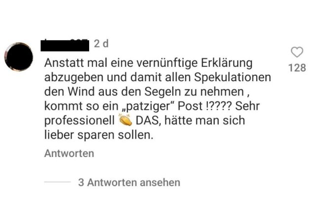 Fans bestürzt: Jörg Gräser ist nicht mehr Löwenpfleger im Leipziger Zoo! - Kommentar unter dem Zoo-Statement auf Instagram: @zoo.leipzig
