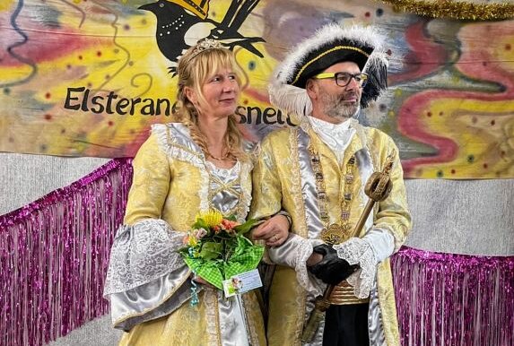 Fasching im Vogtland: Drei tolle Tage mit EFC juchhé - Das Elsteraner Prinzenpaar Andreas I. und Sandra II. ist immer dabei. Foto: Fosnetclub Bad Elster