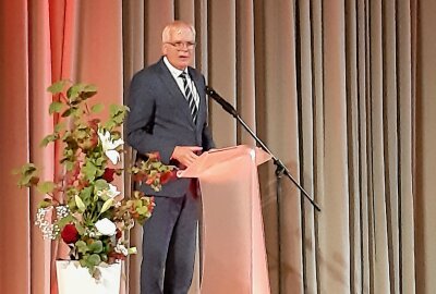 Hartmut Vorjohann, Staatsminister des Sächsischen Staatsministeriums der Finanzen. Foto: Renate Fischer