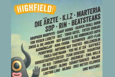 Festival-Sommer in Sachsen: Line-Ups, Preise und mehr - Im August lädt das Highfield in Großpösna ein. Foto: Festival