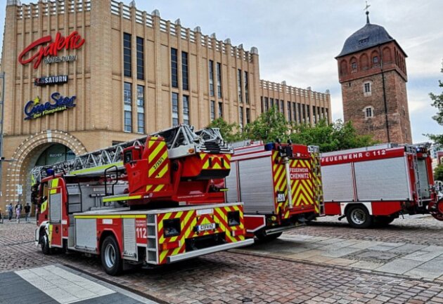 Feueralarm in der Galerie Roter Turm. Foto: Harry Härtel