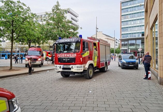 Feueralarm in der Galerie Roter Turm. Foto: Harry Härtel