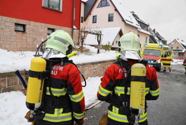 Feuerwehreinsatz in Eibenstock: Rauchentwicklung aus Wohnhaus - In Eibenstock kam es zu einem Feuerwehreinsatz. Foto: Niko Mutschmann