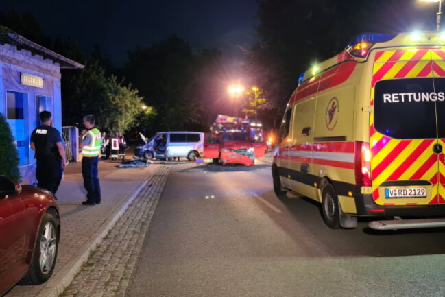 In Crimmitschau ereignete sich ein schwerer Unfall. Foto: Mike Müller