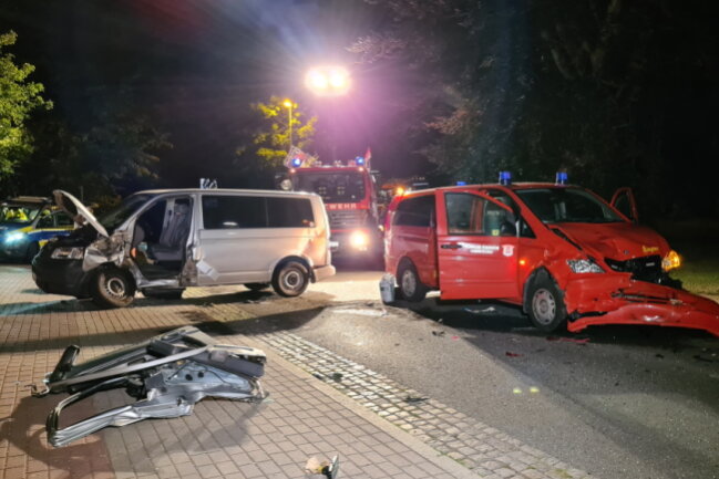 In Crimmitschau ereignete sich ein schwerer Unfall. Foto: Mike Müller