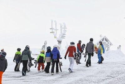 Fichtelberg lockt mit besten Wintersport-Bedingungen - Impressionen vom Fichtelberg- Plateau. Foto: Thomas Fritzsch/PhotoERZ