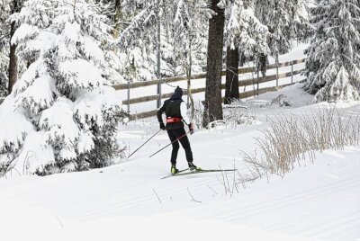 Fichtelberg lockt mit besten Wintersport-Bedingungen - Impressionen vom Fichtelberg- Plateau. Foto: Thomas Fritzsch/PhotoERZ