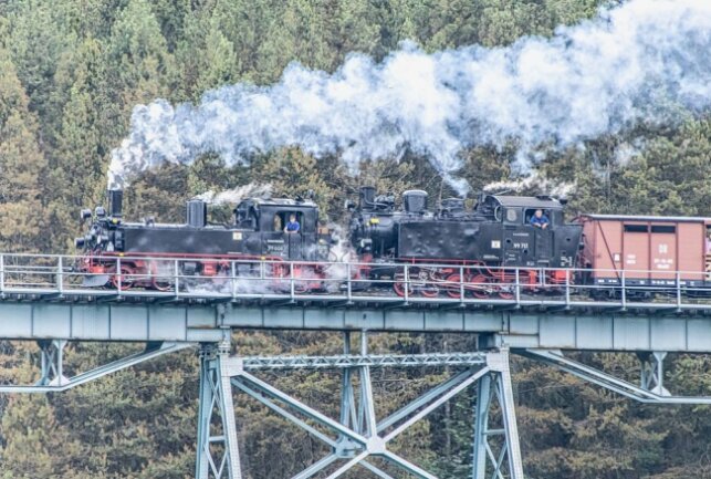 Die Fichtelbergbahn feiert 125-jähriges Jubiläum. Foto: Andre März