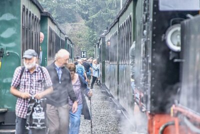 Fichtelbergbahn feiert 125-jähriges Bestehen - Die Fichtelbergbahn feiert 125-jähriges Jubiläum. Foto: Andre März