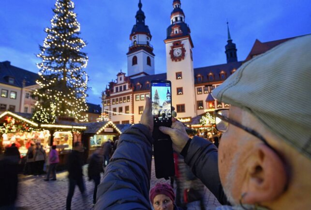 Der Chemnitzer Weihnachtsmarkt soll in diesem Jahr stattfinden. Foto: Andreas Seidel / Archiv