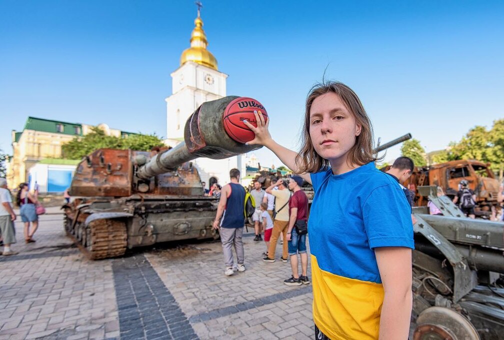 Fotoausstellung zeigt Lebensalltag im vom Krieg gezeichneten Kiew - Fotoausstellung zeigt Lebensalltag in Kiew. Foto: Stadt Kiew