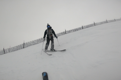 Freeride-Skifahrer Fabian Gerlach: "Das Gefühl, durch den Pulverschnee zu fahren, ist unvergleichlich" -  Fabian Gerlach beim Skifahren. 