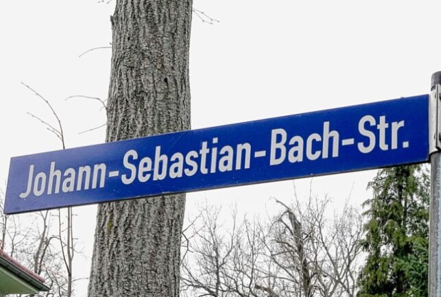 Die Johann-Sebastian-Bach-Straße in Freiberg. Foto: Harry Härtel