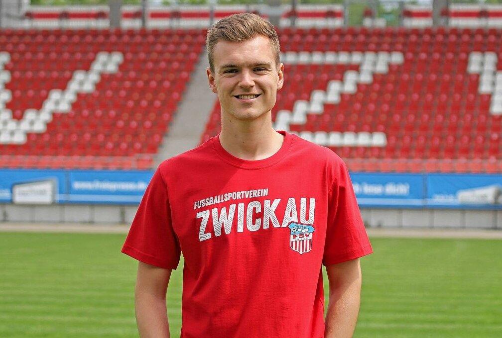Luca Horn wechselt zum FSZ Zwickau. Foto: Daniel Sacher/Verein