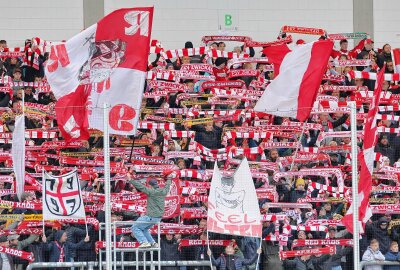 FSV verpasst Heimsieg gegen Eilenburg - Im Bild: Fans vom FSV Zwickau. Foto: PICTURE POINT / R. Petzsche
