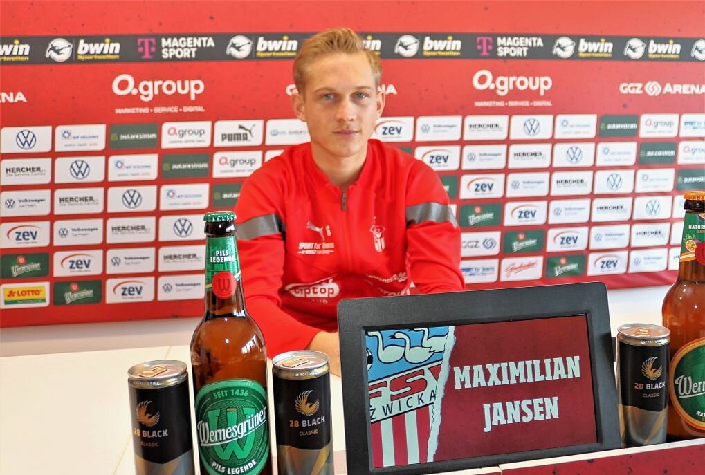 FSV Zwickau empfängt den Spitzenreiter - FSV-Spieler Maximilian Jansen ist am Samstag gegen die SV Elversberg wieder einsatzbereit. Foto: Knut Berger