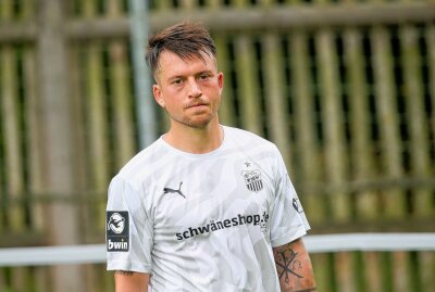 FSV Zwickau gewinnt Testspiel gegen Jena - Neuzugang Patrick Göbel (31, Zwickau) Foto: Gabor Krieg