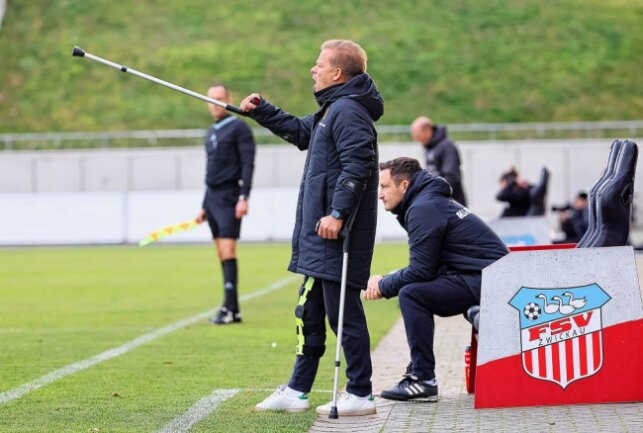 FSV Zwickau verliert Testspiel gegen Dynamo Dresden - Im Bild: Trainer Markus Anfang (Dynamo Dresden). Foto: Roger Petzsche
