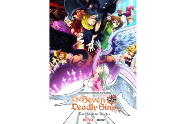 Die 5. Staffel der Anime-Serie "The Seven Deadly Sins" kann auf Netflix gestreamt werden.
