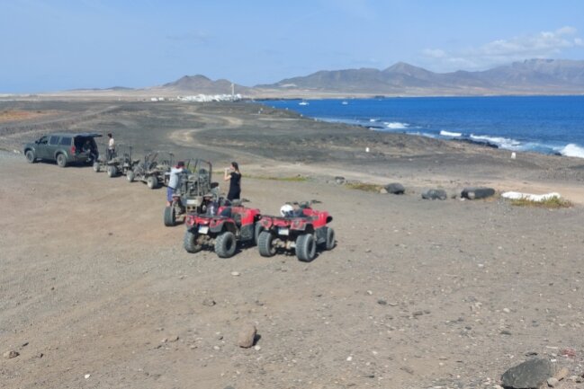 Fuerteventura: Urlaubsgeheimtipp westlich von Afrika - Die Quadtour führte zum südlichsten Zipfel der Insel.