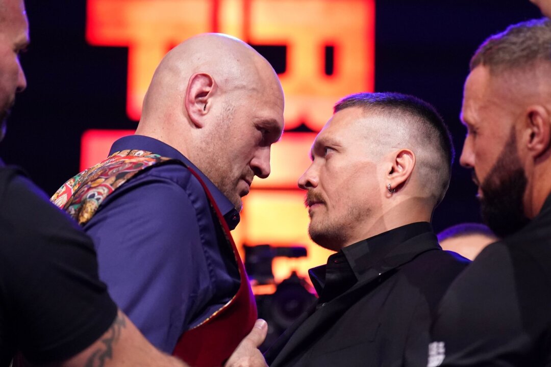 Fury und Usyk kämpfen um Schwergewichts-Krone - Bereit für das "Jahrhundertkampf": Tyson Fury (l) und Oleksandr Usyk.
